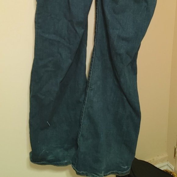 Dark Wash Flare Jeans - Picture 4 of 4